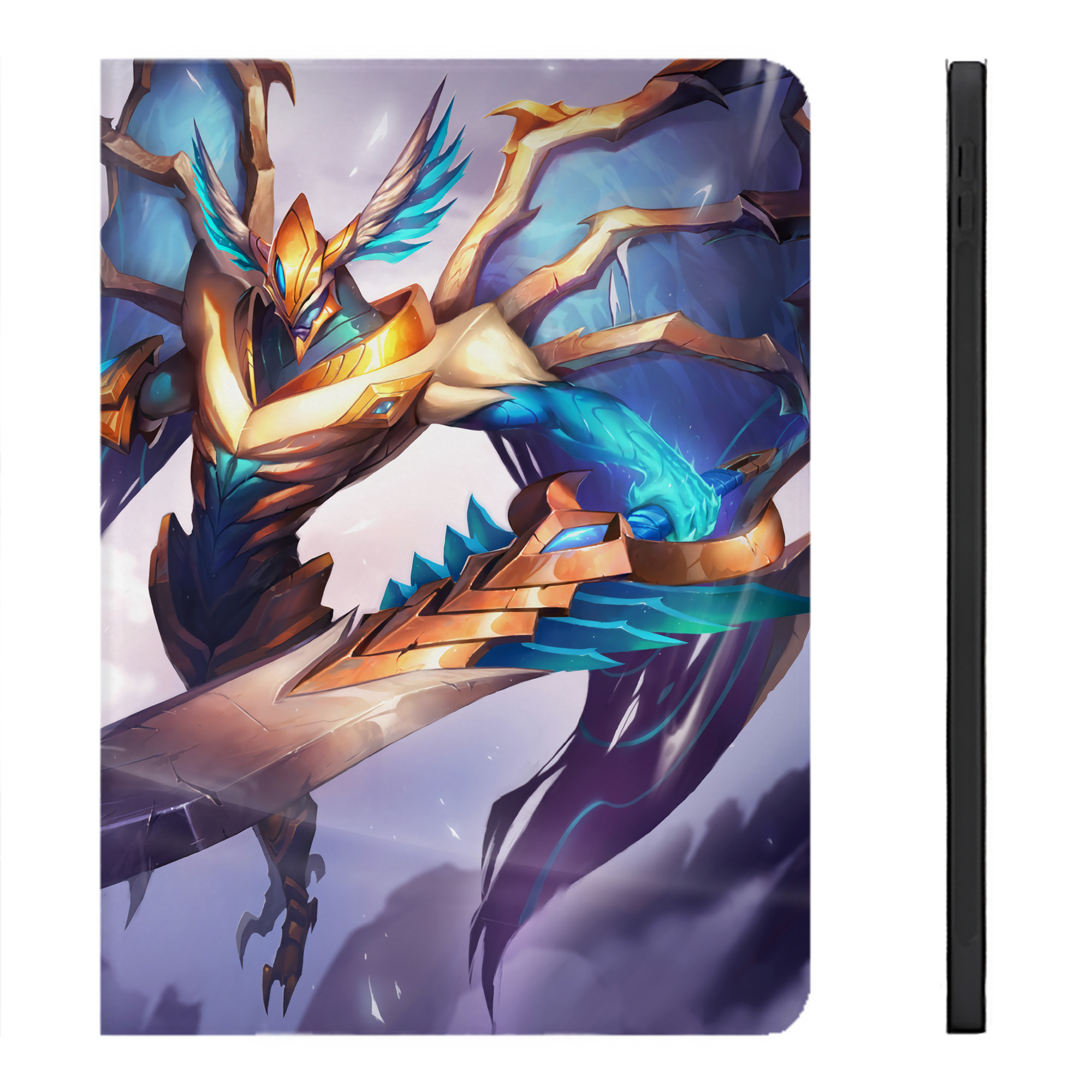 リーグ・オブ・レジェンド League of Legends LOL IPadケース ペンホルダー付き ブックスタイルデザイン